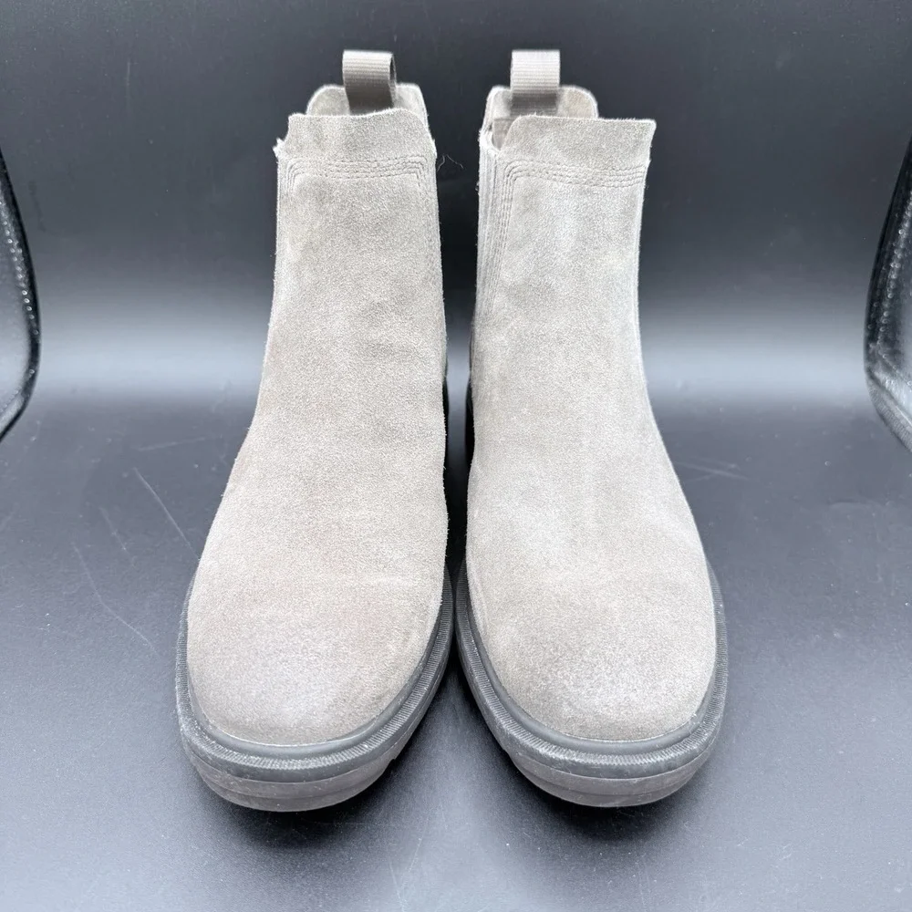Timberland Women's Brimfield Mid Chelsea Boots Gray‎ Suede Size 7.5 NWOB New